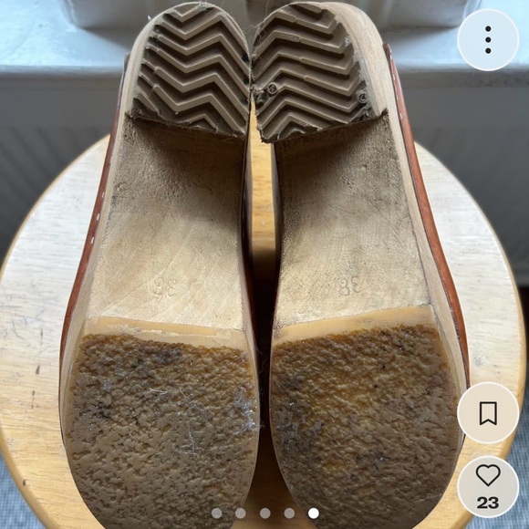 Women's Tan Clogs - Picture 5 of 5